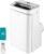 Midea 14,000 BTU ASHRAE (10,000 BTU SACC) Portable Air Conditioner, Cools up to 450 Sq.Ft., with Dehumidifier & Fan mode, Control with Remote, Amazon Alexa & Google Assistant, Easy-to-use and Install
