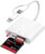 USB C SD Card Reader for iPhone 17/16/14/iPad, 3-Slot USB Type C to CF/SD/MicroSD Adapter Supports Compact Flash/SD/MicroSD 3 Slot, Compatible with Phone/Android/Laptop, Plug&Play