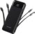 charmast Portable Charger with Built in Cables, Power Bank with Cords Wires, Slim 10000mAh Travel Battery Pack 6 Outputs 3 Inputs 3A Fast Charging for Samsung Google Pixel LG Moto iPhone iPad