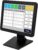 Touchscreen POS Cash Register Till System,15” POS-Touch-Screen-Monitor with Ten-Point Touch Mode,All-in-One Smart Touchscreen Monitors ,with 1 USB Port/Power Port/VGA Port/Headphone Port/HDMI Port