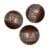 Creative Scents Schonwerk Brown Walnut Decorative Orbs for Bowls and Vase Fillers (Set of 3) Resin Sphere Balls for Living, Dining Room, Coffee Table Centerpiece Home Decor – Great Gift Idea