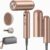 Dreame Pocket Pro Hair Dryer, Dual Voltage Travel Blow Dryer with Diffuser, 1300W Professional HighSpeed Ionic Hair Blower, Fast Drying, Low Noise, Lightweight, No Heat Damage, Global Travel 120V/240V