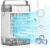 Portable Air Conditioners,3-Speed Small AC Fan, Evaporative Air Cooler with Remote,Timer function,7-Color Night light, 2 Mist modes,Personal Air Conditioner for Bedroom,Office,Room(Gray)