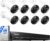 REOLINK 12MP Security Camera System Commercial, 8pcs H.265 12MP PoE Security Cameras Outdoor, Person Vehicle Pet Detection, Spotlight Color Night Vision, 16CH NVR 4TB HDD, RLK16-1200B8-A
