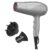 Remington Damage Protection Hair Dryer with Ceramic Ionic Tourmaline Technology, Grey, Diffuser and Concentrator, 3 Piece Set