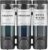 Shampoo and Conditioner Dispenser,Shower Soap Dispenser 3 Chamber No Drill Wall-Mounted Shampoo Dispenser for Shower Wall Mounted Shower Dispenser for Bathroom Hotel Large Capacity,Black
