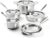 All-Clad D5 10-Piece Stainless Steel Cookware Set, The Original Patented Made in USA Steel Core Cookware- Includes Professional Frying Pans, Saucepan, Sauté-Pan, Stockpot, -Induction & Oven Safe