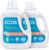ECOS Laundry Detergent Liquid, 200 Loads – Dermatologist Tested Laundry Soap – Hypoallergenic, EPA Safer Choice Certified, Plant-Powered – Magnolia Lily, 100 Fl Oz (Pack of 2)
