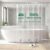 Bowery Home NOT Made in China Eco-Friendly Recycled PEVA Shower Curtain Liner – Waterproof, Sustainable, Non-Toxic Shower Curtain Liner, with Rust-Proof Grommets, 72x72IN, 4G – Clear