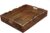 Hand Carved Wooden Serving Tray – Decorative Breakfast Tray with Handles – Rustic Wooden Food Tray with Intricate Detail – Unique Furnishing Accent – Natural Finish – 17 x 13 x 2.5 Inch – COTTON CRAFT