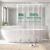 Bowery Home NOT Made in China Eco-Friendly Recycled PEVA Shower Curtain Liner – Waterproof, Sustainable, Non-Toxic Shower Curtain Liner, with Rust-Proof Grommets, 72x72IN, 8G – Clear