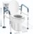 Medical king Toilet Safety Rail – Adjustable Detachable Toilet Safety Frame with Handles Heavy-Duty Toilet Safety Rails Stand Alone – Toilet Safety Rails for Elderly, Handicapped – Fits Most Toilets