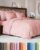 Duvet Cover Queen Size – Extra Soft Queen Size Duvet Cover – Lightweight & Breathable – Easy Care & Fade Free with Zipper Closures & Ties – 90″ x 90″ Inches – (Baby Pink) Comforter Not Included