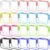 20 Packs Clear Cosmetics Bags for Women Men Waterproof Toiletry Bags PVC Makeup Bags Organizer Case with Zipper for Travel Bathroom (20PCS -8Colors)