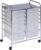 Honey-Can-Do Rolling Storage Cart and Organizer with 12 Plastic Drawers