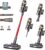 Cordless Vacuum Cleaner, Upgraded 55KPA 650W 70Mins Stick Vacuum with Hurricane Mode, Self-Standing, Touch Screen, 1.8L Dust Cup, Anti-tangle Wireless Vacumm, Vacuum Cleaners for Home/Pet Hair/Carpets