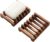 Wooden Soap Dish for Shower,Set of 2 Shower Soap Holder,Self draining Bar Soap Holder for Bathroom, Homemade Soaps Saver Natural Soaps Tray, Vowupt