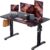 ErGear Height Adjustable Electric Standing Desk, 47.2 x 23.6 Inches Sit Stand up Desk, Memory Computer Home Office Desk (Black)