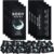 Treela 300 Pcs Large Body Wipes Bulk Deodorant Travel Size for Homeless Care Package Supplies Individually Wrapped Adults Bathing No Rinse Wet Wipes Men Women Hygiene Items(7.09″ X 9.84″,Black)