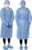 Employee PPE Kit with Eye Shield, Gloves, Gown, Face Mask & More – Personal Protective Equipment & Bodily Fluid Clean Up Kit
