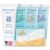 BERGMAN KELLY – Hotel Toiletries Bundle – Tropical Waterfall, 1 oz ea, 125 Pieces – 5-Piece Set: 25 ea Rectangular Bar Soap, Shampoo, Conditioner, Body Lotion & Body Wash – Bulk Mini Guest Amenities