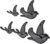 Ambipolar Flying Bird Iron Cast Decorative Bird Wall Mounted Coat Hooks (Classic)