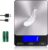 Food Scale -33lb Digital Kitchen Scale for Food Ounces Grams Rechargeable 304 Stainless Steel,Batteries and Type-C Charging | Perfect for Meal Prep, Cooking, and Baking, Black