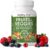Fruits & Veggies Formula – 27 Premium Whole Foods – Organic Ingredients – Equals 3 Servings of Fruits & Vegetables – Improve Energy, Focus & Immune Function – Fiber – Antioxidants – 150ct (75 Serv)