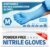 Medical Blue Nitrile Disposable Exam Gloves, 4.5 Mil 100 Pcs Powder-Free Latex-Free Food-Safe for Lab Cooking Cleaning