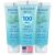 Bergman Kelly – Travel Size 2 in 1 Shampoo & Conditioner – 1 fl oz, 100 PK, Tropical Waterfall – Delight Your Guests w/Invigorating & Refreshing Shampoo Amenities – Small Hotel Toiletries in Bulk