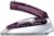 Rowenta Travel Iron, Pro Compact Stainless Steel Soleplate Hand Held Steamer Iron for Clothes, 200 Microsteam Holes, 1000 Watts Ironing, Fabric Steamer, Dual Voltage, Mini Iron, Purple, DA1560