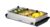 Elite Gourmet EWM-6171 Triple 3 x 2.5 Qt. Trays, Buffet Server, Food Warmer Temperature Control, Clear Slotted Lids, Perfect for Parties, Entertaining & Holidays, 7.5 Qt Total, Stainless Steel