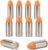 ST Action Pro 9mm Snap Caps – 10-Pack Inert Dummy Rounds for Dry Fire, Reloading & Malfunction Drills, Nickel Casing, Orange UV Insert, Veteran-Owned, Assembled in USA