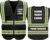 BeautyWill Custom Safety Vest Logo Class 2 High Visibility Reflevtive Vest Outdoor Protective Workwear