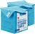 Microfiber Wholesale 16″ x 16″ All Purpose Towels – 50 Pack – Reusable Wash Cloths, Dust, Kitchen, Car, Shop Rags for Cleaning (Blue)