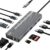 Acer 11 in 1 USB C HUB Multiport Adapter with 4K@60Hz HDMI, 2x10Gbps USB C, 2x5Gbps USB A, 100W PD Port, 1000Mbps Ethernet, 1080P VGA, SD/TF, Laptop Docking Station Dual Monitor for PC, Desktop