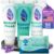 BERGMAN KELLY Hotel Toiletries Bundle (Nature Fresh, 1 oz each, 200 Pieces) 4-Piece Set: 50 Rectangular Bar Soap, 50 Shampoo, 50 Conditioner & 50 Body Lotion – Bulk Mini Guest Amenities