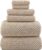 YTYC Towels, 39×78 Inch Oversized Bath Sheets for Adults Luxury Extra Large Bath Towels Sets of 6 Super Soft Shower Towels for Bathroom Microfiber 80% Polyester (Beige,6 Piece)