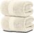 White Classic Luxury Soft Ivory Bath Sheet Towels – 650 GSM Cotton Luxury Bath Towels Extra Large 35×70 | Highly Absorbent and Quick Dry | Hotel Collection Extra Large Bath Towels Oversized, 2 Pack