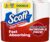 Scott Paper Towels, Choose-A-Sheet, 6 Double Rolls = 12 Regular Rolls (108 Sheets Per Roll)