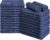24 Pack Premium Hand Towels – 100% Cotton, Soft & Highly Absorbent – 16×27 Inches, Navy Blue Bulk Towels for Bathroom, Spa, Gym & Daily Use