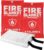 Fire Blanket – 2 Pack 40″ x 40″ Emergency Fire Blanket for Kitchen and Home,Fireplace,School,Warehouse,Grill