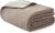 Simple&Opulence 100% Cotton Muslin Blanket King Size, Lightweight Breathable 4 Layering Gauze Blanket for Bed Couch Camping, Soft Bedspread Coverlet All-Season Use (Coffee, 104″ x 92″)