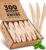 Wooden Disposable Knives – 300 Piece Wood Compostable Knives – Eco-Friendly Biodegradable Utensils for Party – Free From Plastic Cutlery Set – Disposable Cutlery for Eating – Compostable Utensils