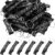 Dandat 100 Pcs Bottle Opener Keychain Bulk Personalized Thank You Wedding Favors for Guests Aluminum Wine Beer Opener Engraved Wedding Guest Gifts for Birthday Party Graduation Souvenirs(Black)