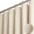 BTTN Fabric Shower Curtain, Linen Textured Heavy Duty Polyester Cloth Shower Curtain Set with 12 Plastic Hooks, Hotel Luxury Waterproof Decorative Shower Curtains for Bathroom – 72″x72″ – Beige/Cream