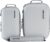 Aerotrunk Ultralight Compression Packing Cubes – Lightweight Travel Organizers for Suitcases and Luggage (3-Pack, Light Grey)