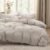 Bedsure Duvet Cover King Size – 3 Pieces Prewashed Cotton-Like Extra Soft Bedding Set, Includes 1 Duvet Cover 104×90 Inches with Zipper Closure & 2 Pillow Shams, Linen, Comforter Not Included