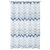 Amazon Basics Bathroom Shower Curtain, Water Resistant Fabric with Weighted Hem, Grommets & Hooks, Machine Washable, 72″x72″, Blue Ombre Chevron