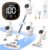 Tikom V500 Cordless Vacuum Cleaner for Home, 40000Pa/450W Stick Vacuum with LED Touch Screen, Charging Wall Dock, Anti-Tangle, Lightweight Handheld Vacuum for Pet Hair, Hard Floor, Carpet